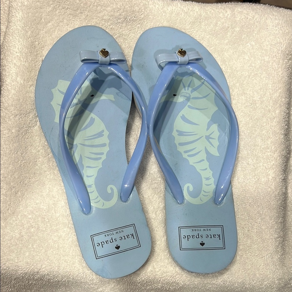 Kate Spade Blue Women’s Flip Flops- Size 7